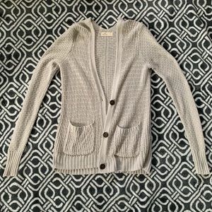 Hollister Cream Cardigan